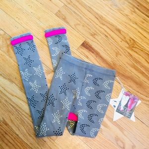 NWT Luna Leggings Celestial Sparkle Footless